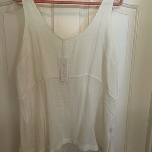 Women’s Cozy Earth tank, XXL, white, $35.